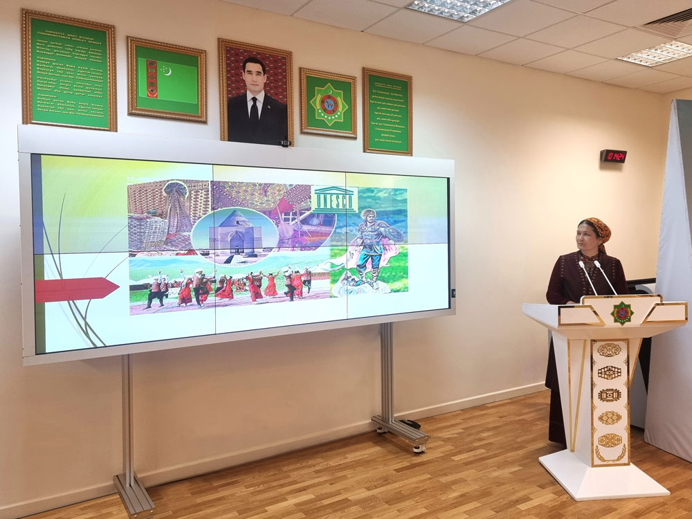 “Medeni miras: geçmişden geljege” ÝUNESKO kafedrasynyň gurnamagynda onlaýn ylmy maslahat geçdi