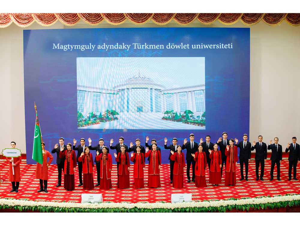 Magtymguly adyndaky TDU-da himiýa dersi boýunça III halkara olimpiadasynyň açylyş dabarasy geçirildi