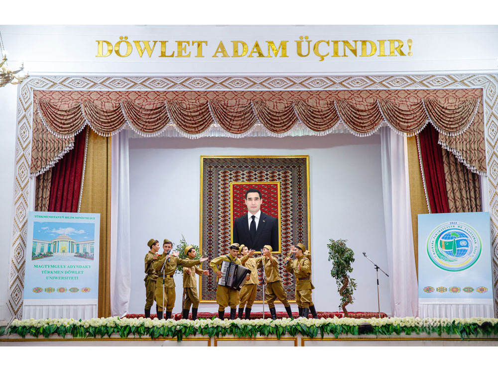 Festive event at the Turkmen State University