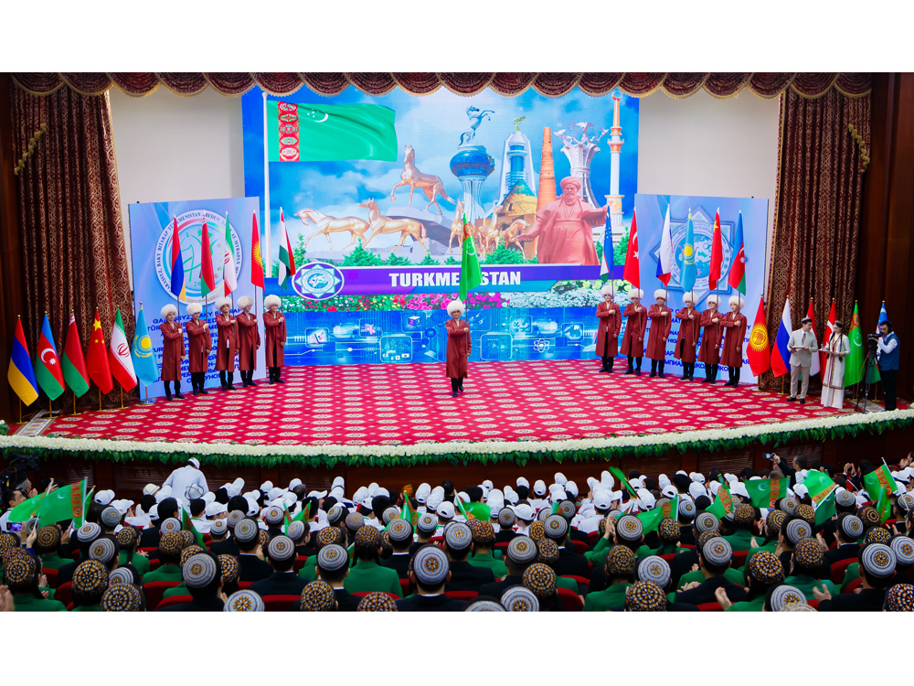 Mekdep okuwçylarynyň arasynda matematika boýunça Halkara olimpiadanyň açylyş dabarasy geçirildi