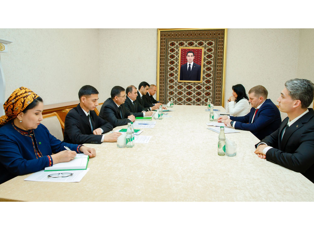 A Meeting Was Held with a Delegation Led by the Rector of V.N.Tatishchev Astrakhan State University